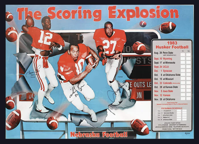 Scoring Explosion poster 1983 Gill Rozier Fryar